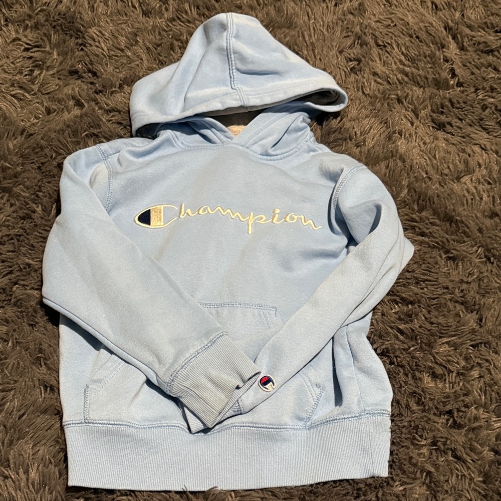 Champion Kids Sky Blue Hoodie